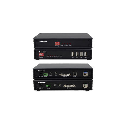 Geeben吉本 KVM光纤延长器 DVI Geeben吉本 KVM光纤延长器 DVI